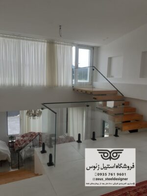 اجرای انواع نرده و جانپناه با شیشه لمینیت
